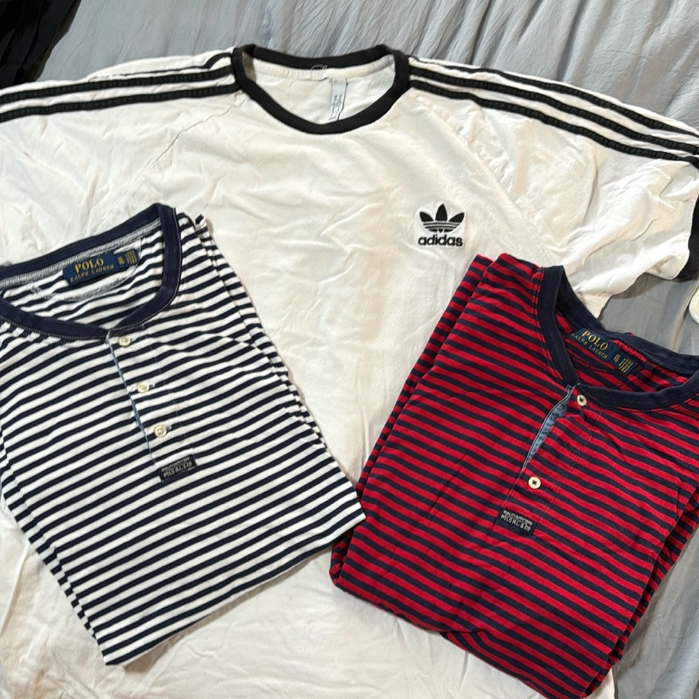 Ralph Lauren Polo & Adidas men’s short sleeve